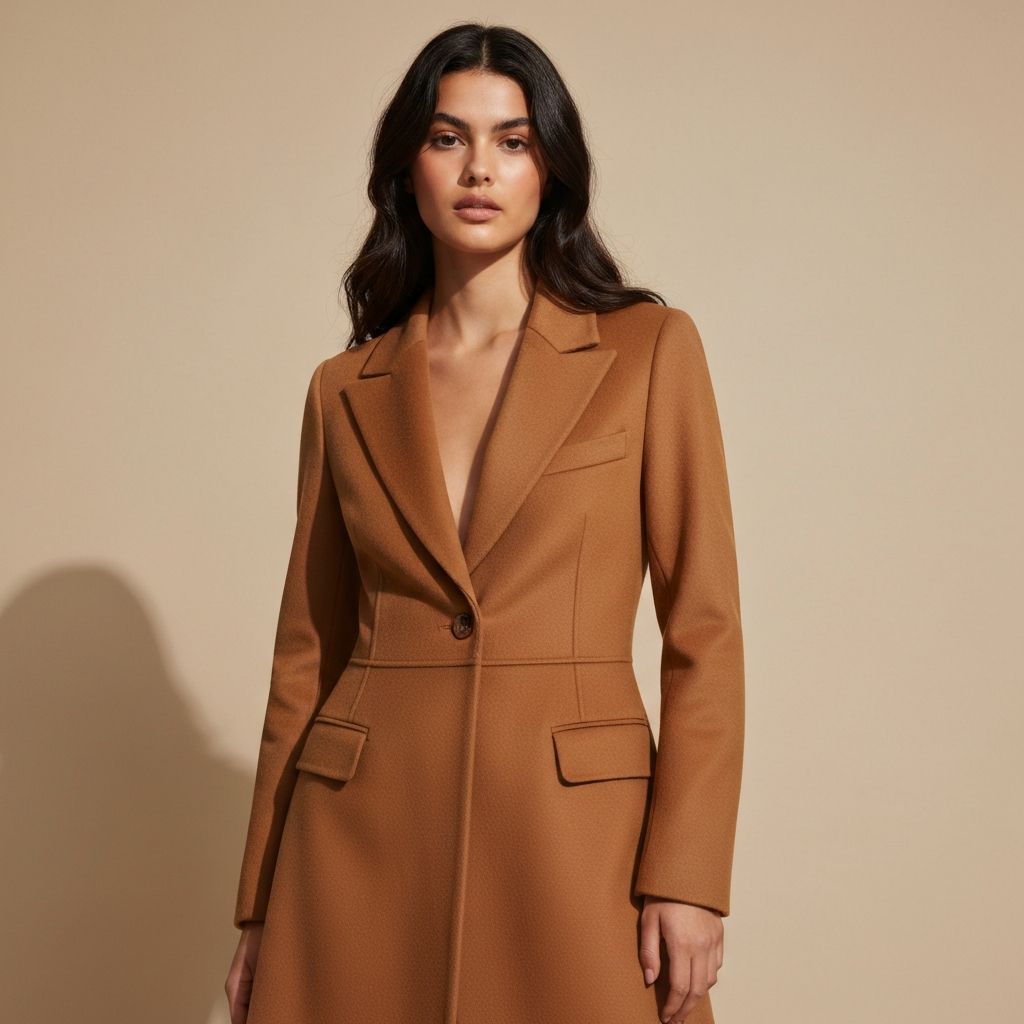 Mango Wool-Blend Structured Coat