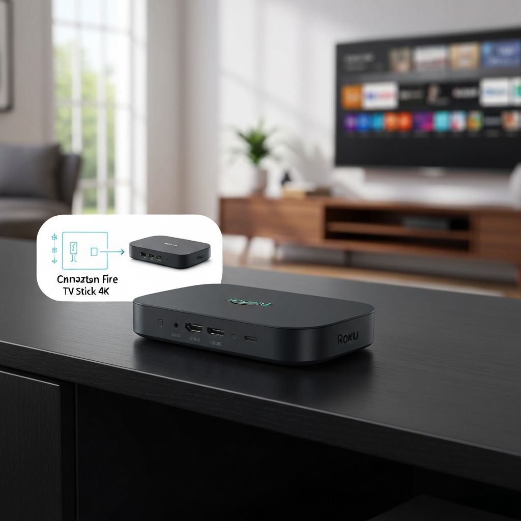 Roku and Fire TV Stick streaming devices