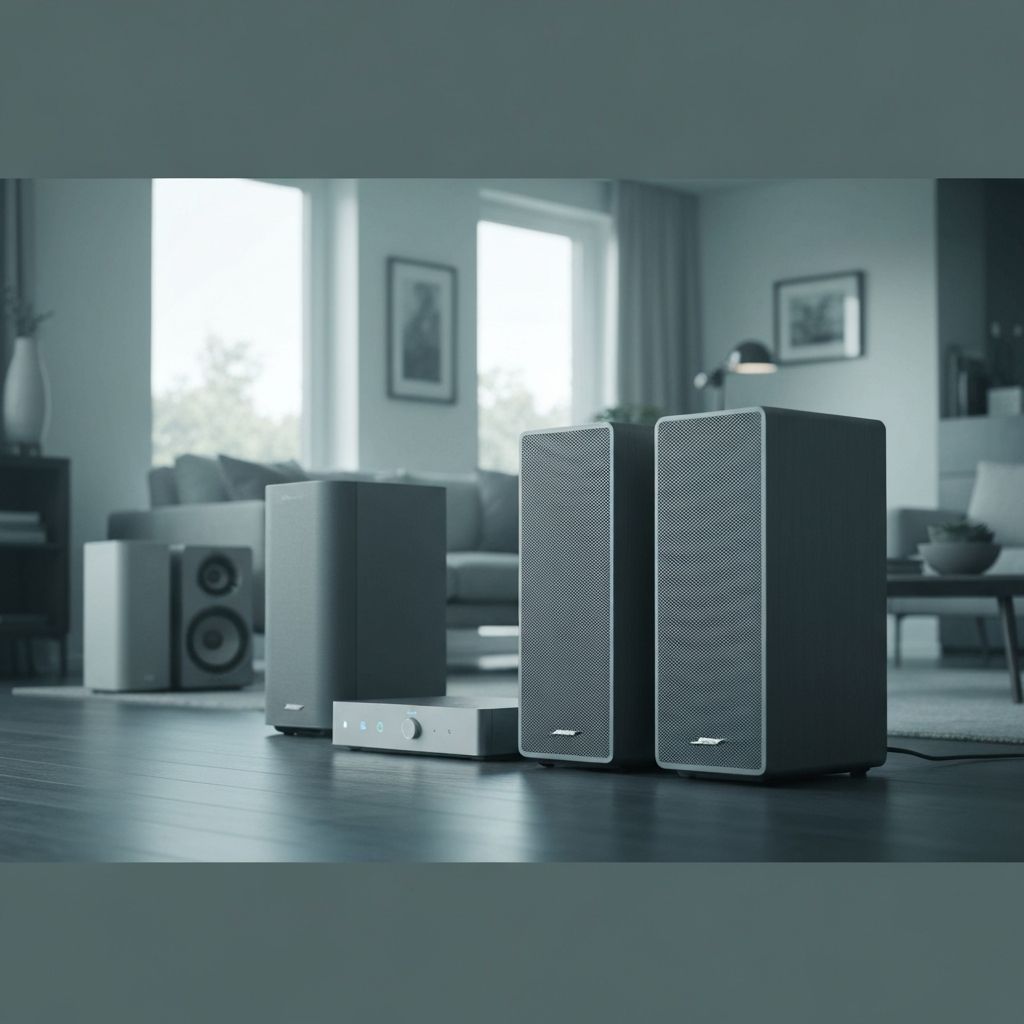 Sonos and Bose smart speakers