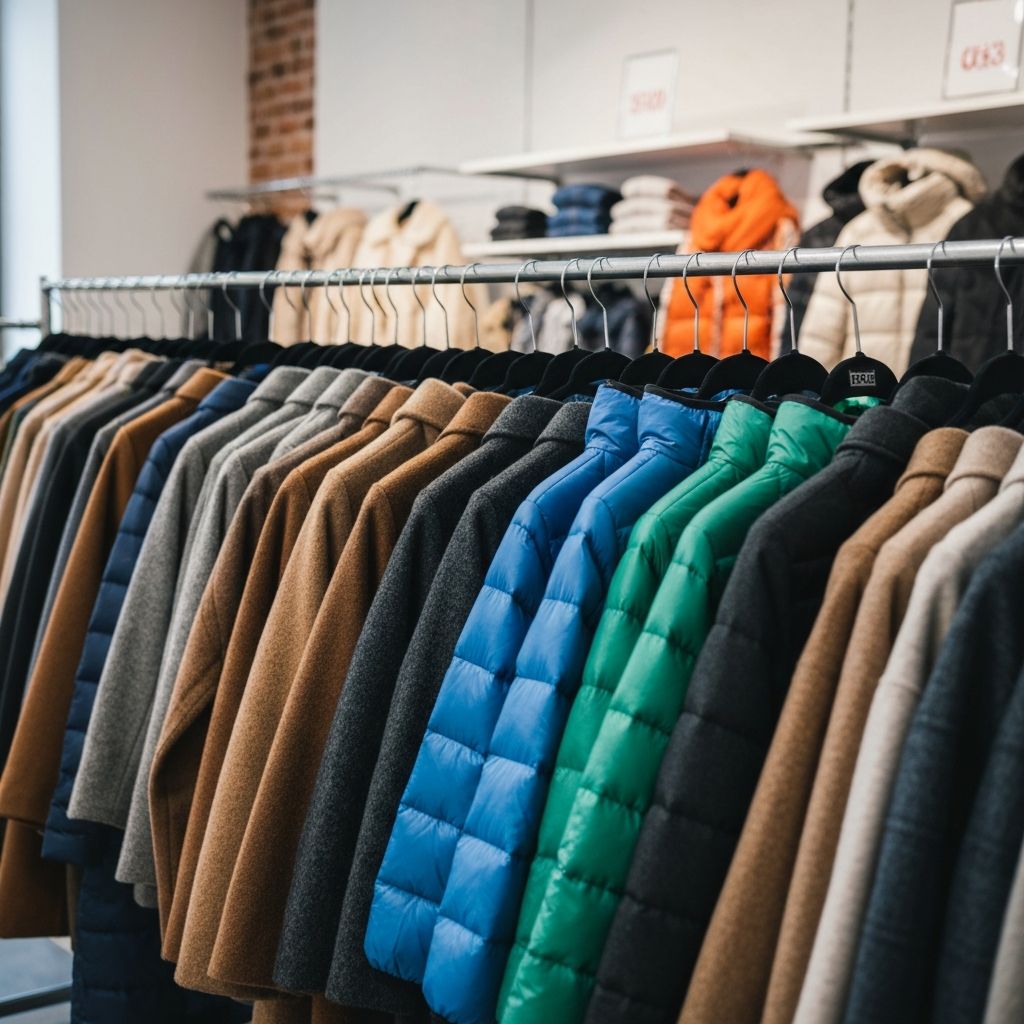 Winter clothing clearance sale